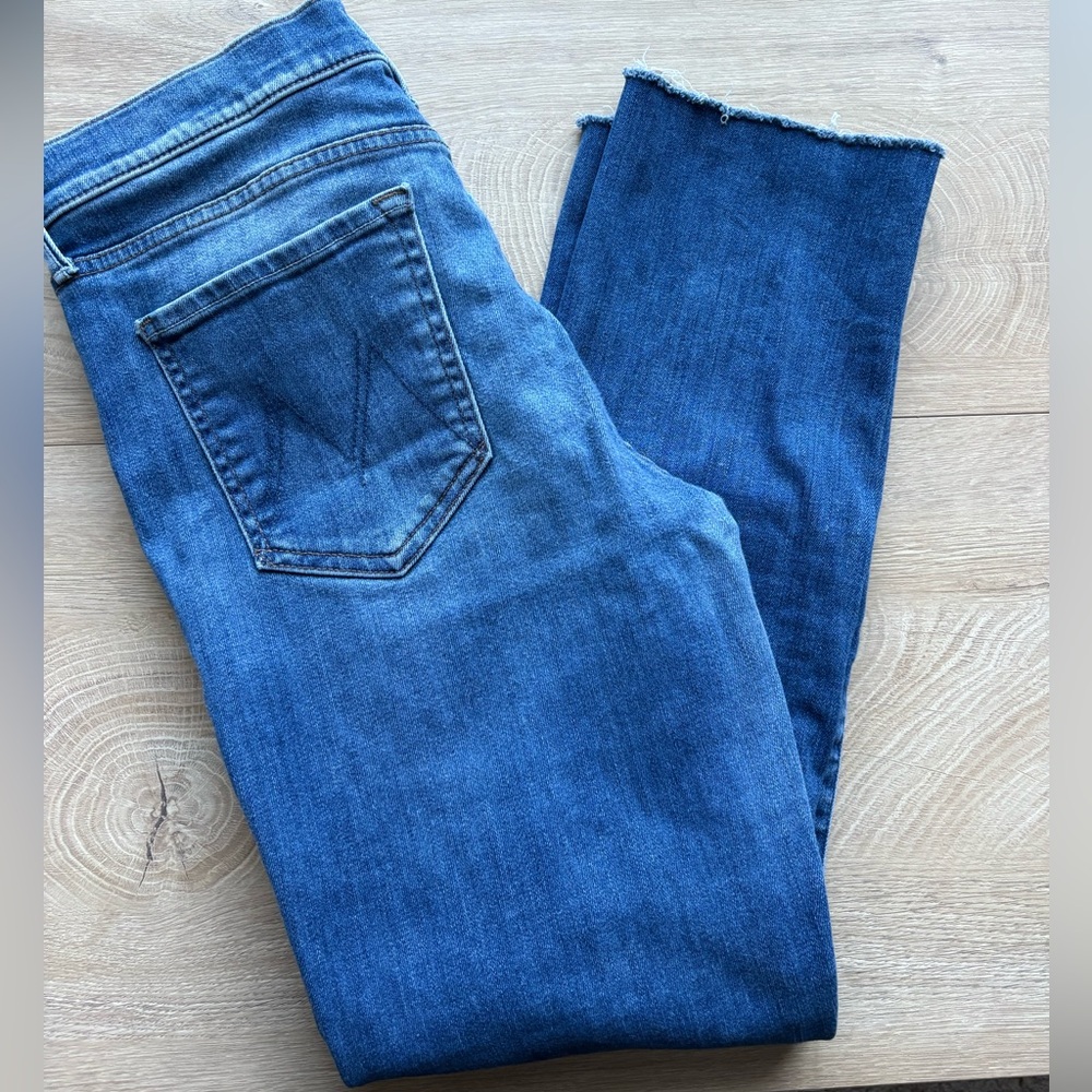 Mother Jeans Fray straight leg